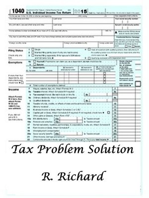 cover image of Tax Problem Solution
